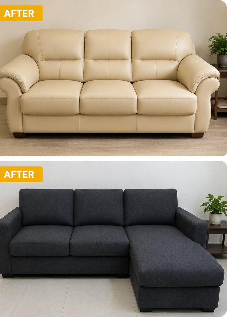 After Sofa Repair