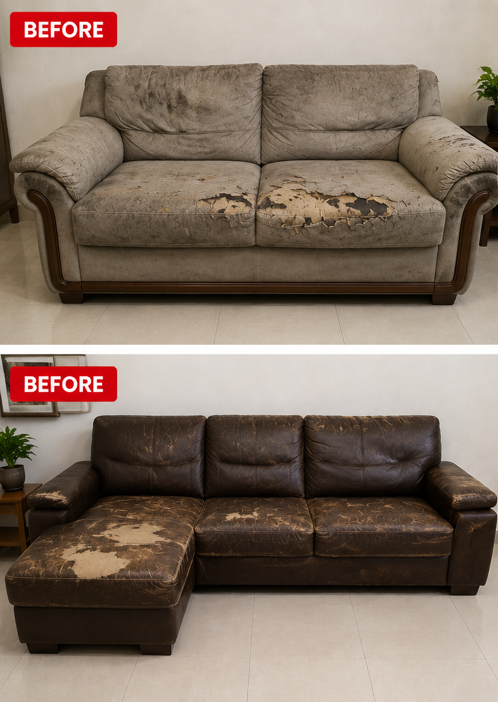 Before Sofa Repair